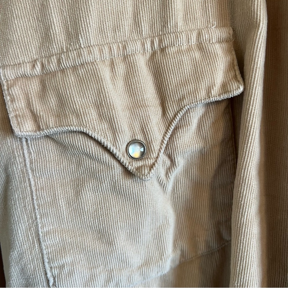 Vintage TemTex Corduroy Pearl Snap Button Up - Picture 5 of 16